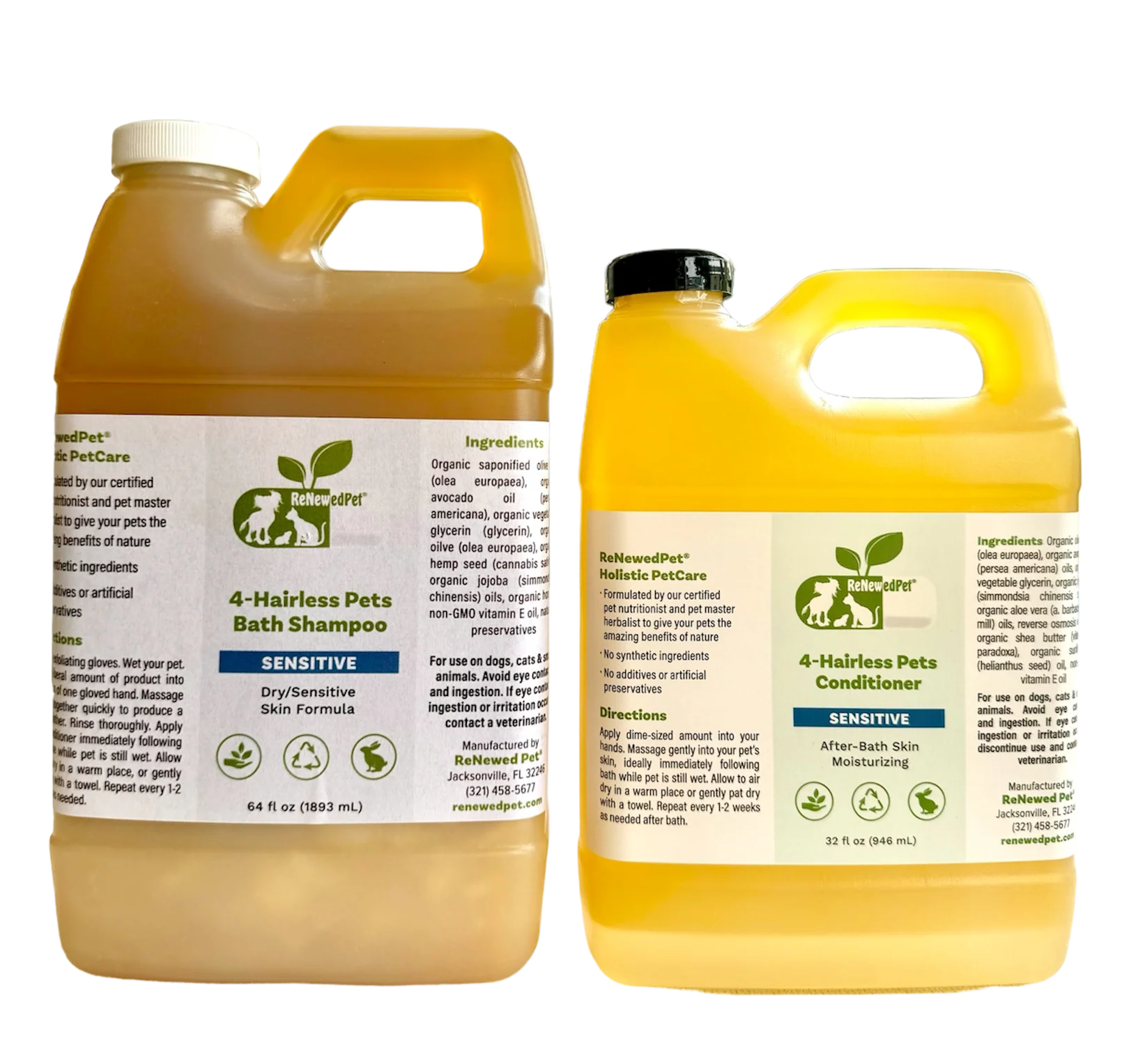 4-HAIRLESS PETS SENSITIVE SHAMPOO & CONDITIONER - Image 5
