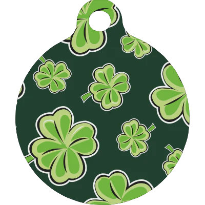 4 Leaf Clover HD Dog ID Tag - Image 3