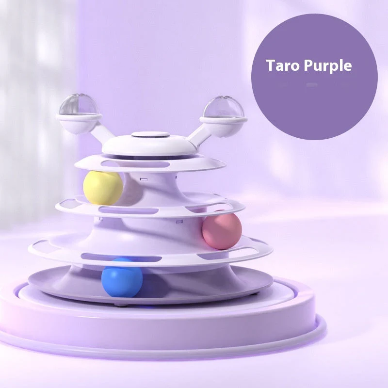 4 Levels Cat Toy Tower Turntable - Image 19