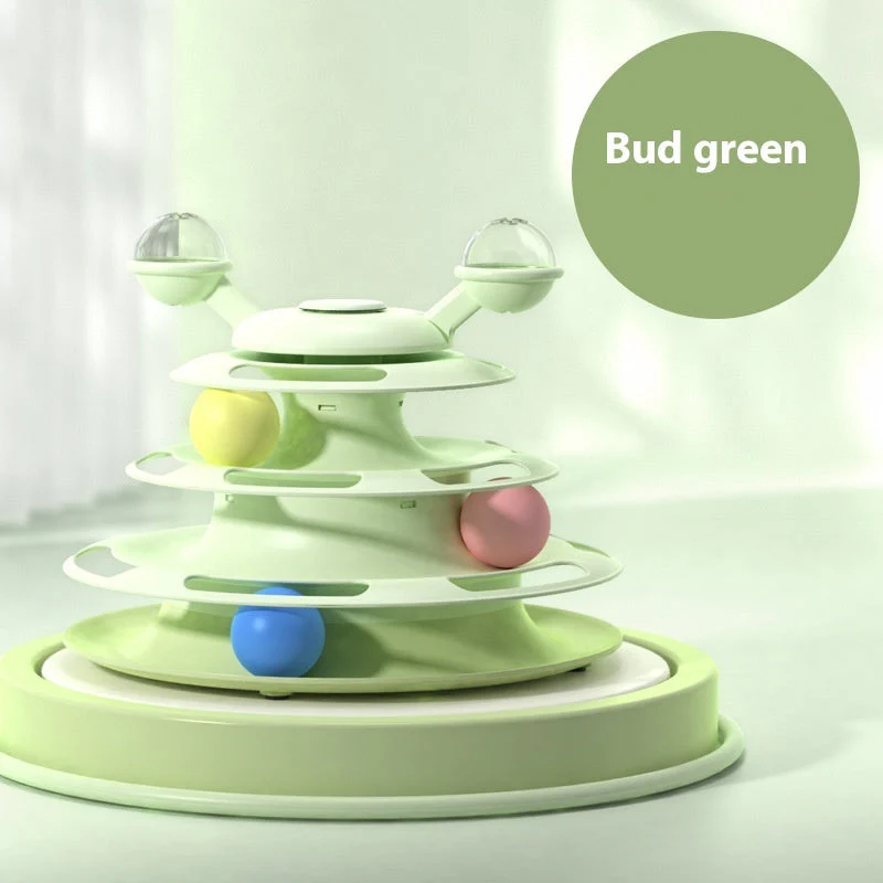 4 Levels Cat Toy Tower Turntable - Image 5