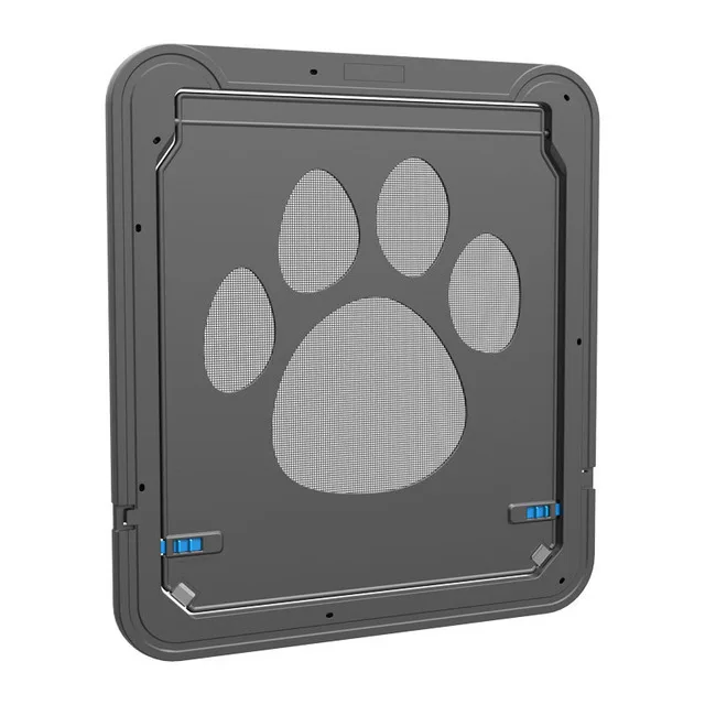 4-Way Lockable Pet Door – Durable Plastic Dog & Cat Flap for Screen Windows and Doors - Image 8