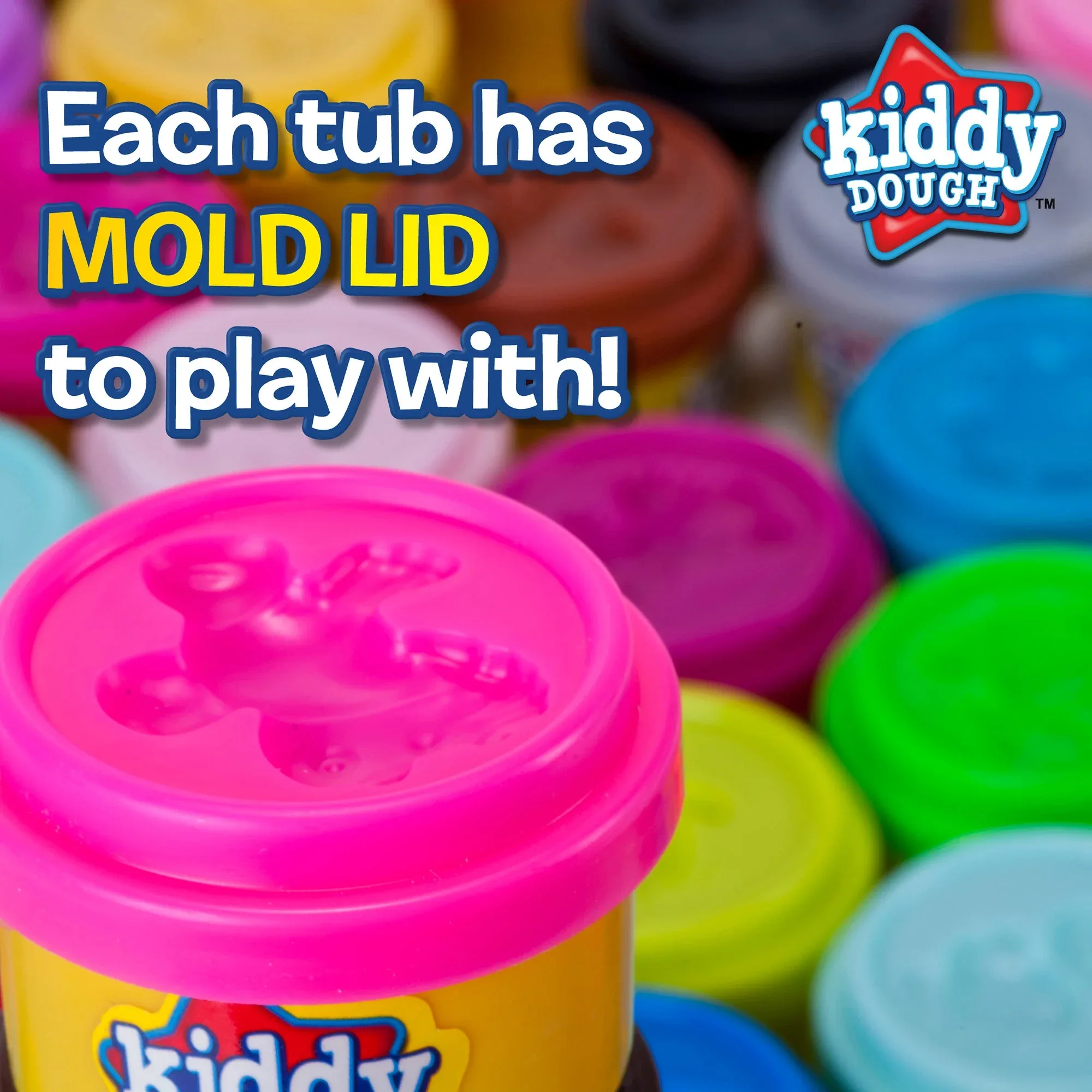 40 Pack Of Party Favors Play Dough + 40 Dough Tools - Bulk Party Pack - Image 7
