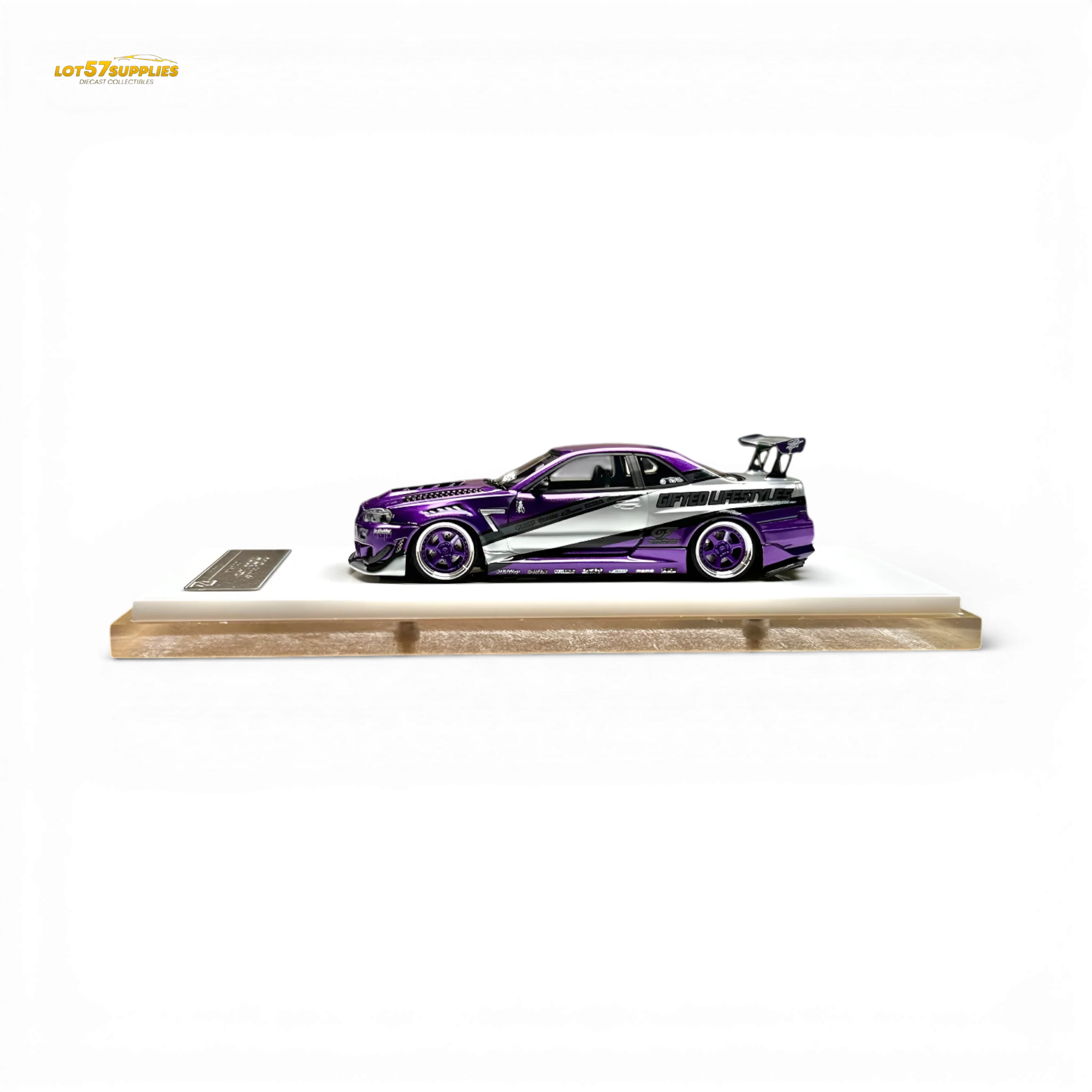 404ERROR x LOT 57 RYOHE's Skyline R34 "GIFTED" Resin 1:64 - Image 3