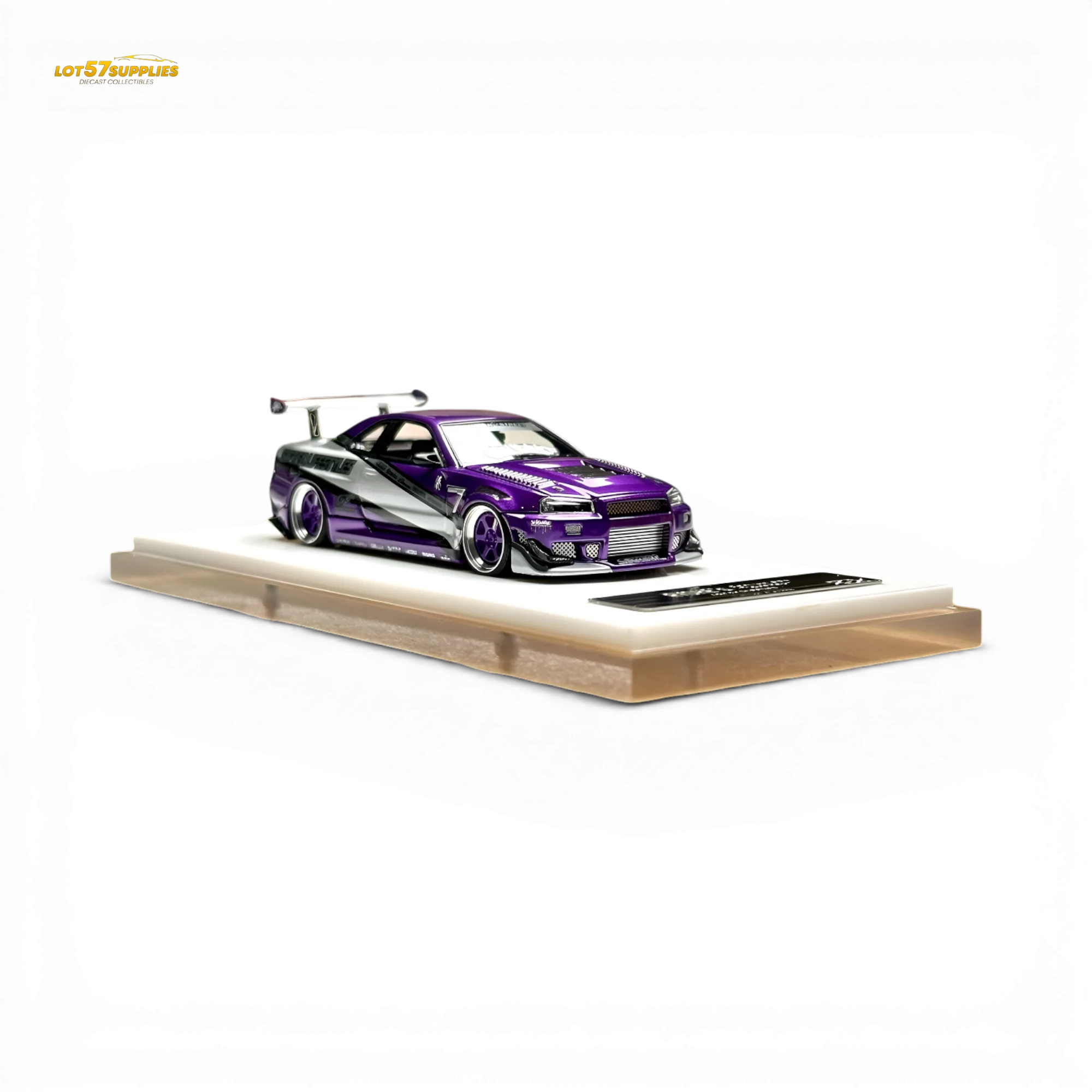 404ERROR x LOT 57 RYOHE's Skyline R34 "GIFTED" Resin 1:64 - Image 5
