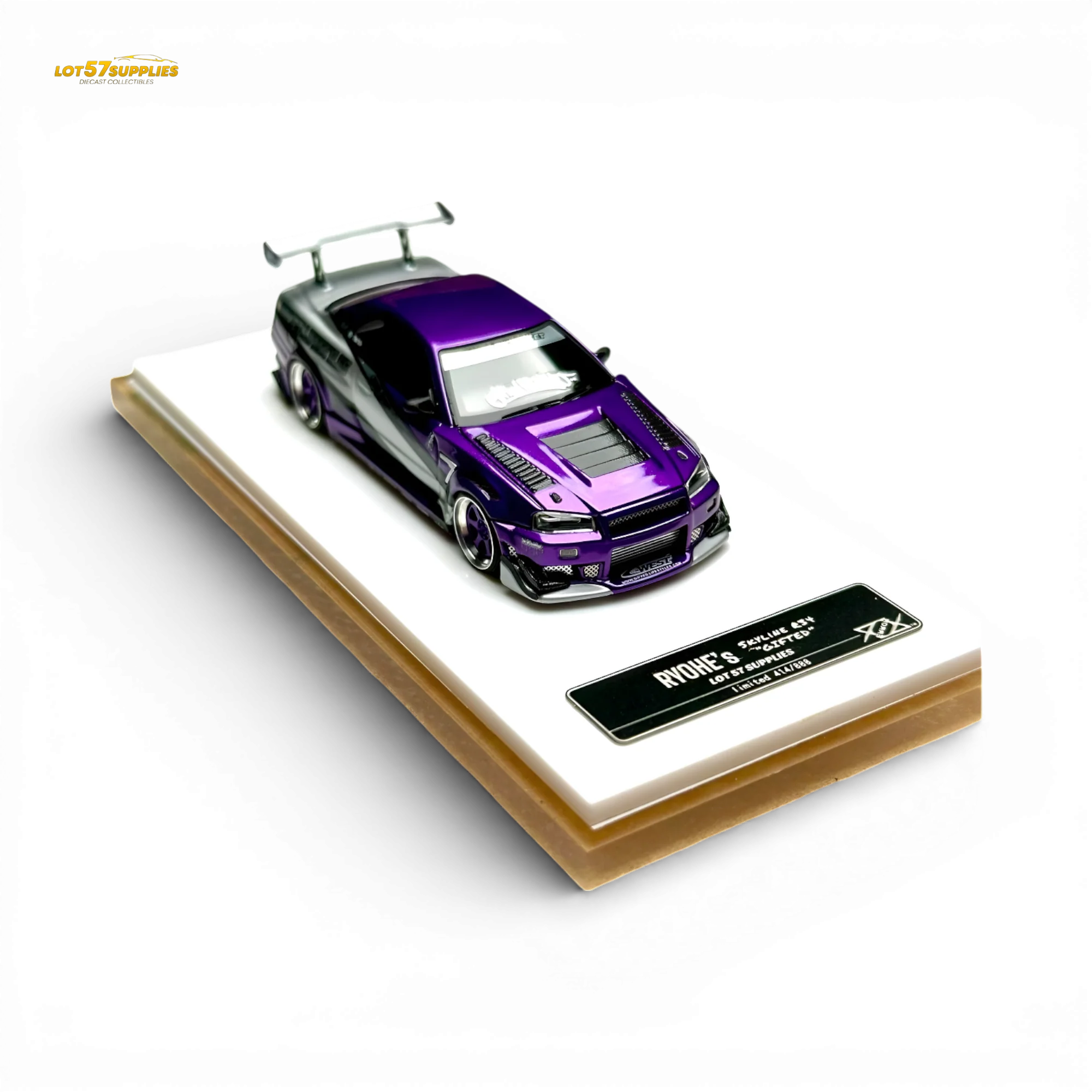 404ERROR x LOT 57 RYOHE's Skyline R34 "GIFTED" Resin 1:64 - Image 8