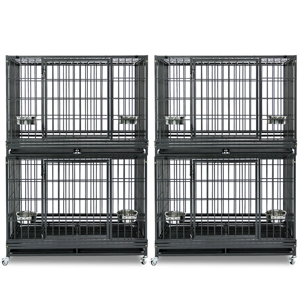 48" Heavy Duty Dog Cage for XL/XXL Dogs 481D - Image 10