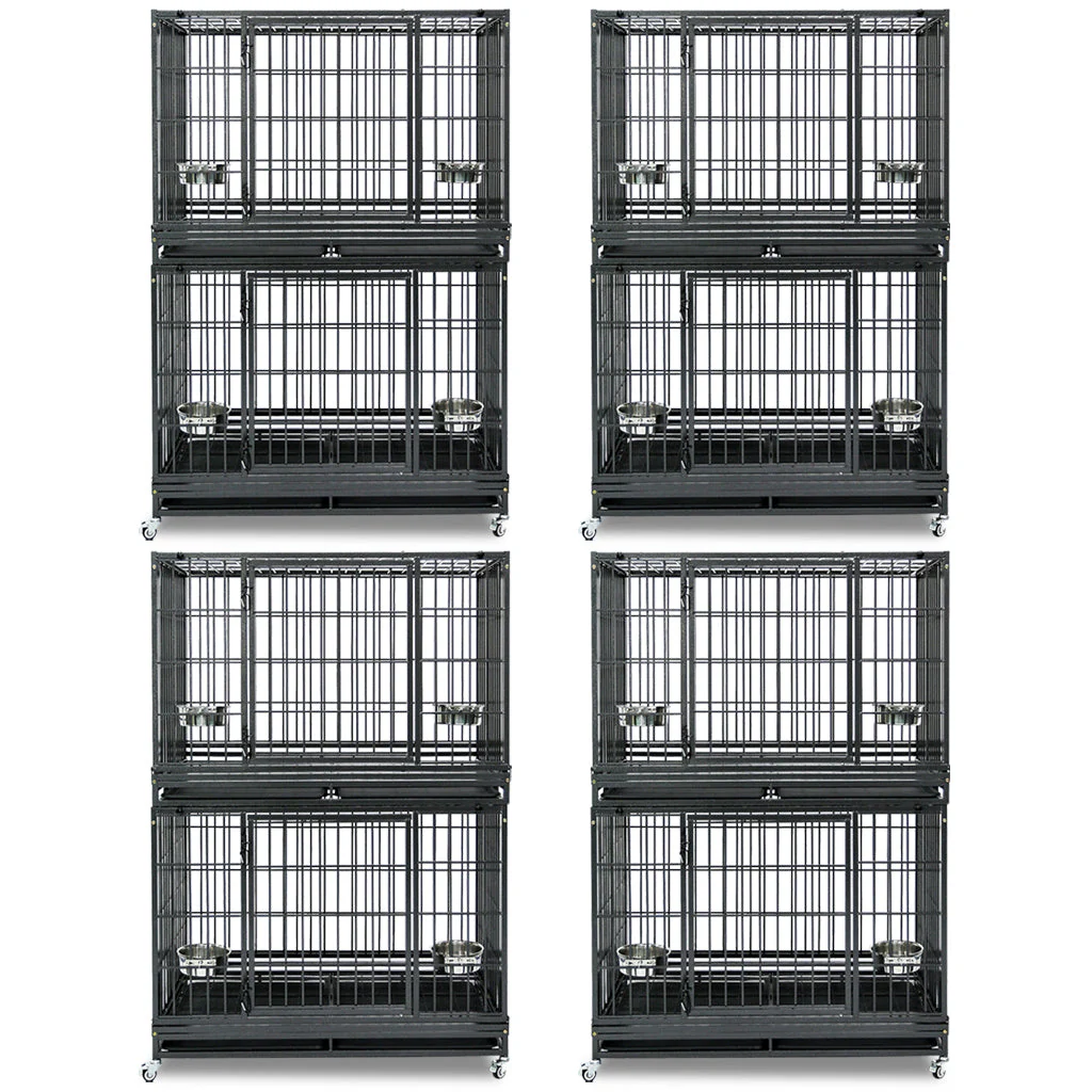 48" Heavy Duty Dog Cage for XL/XXL Dogs 481D - Image 12