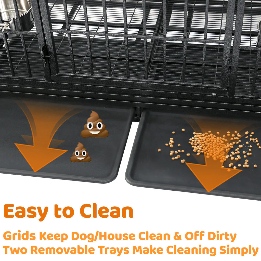 48" Heavy Duty Dog Cage for XL/XXL Dogs 481D - Image 5