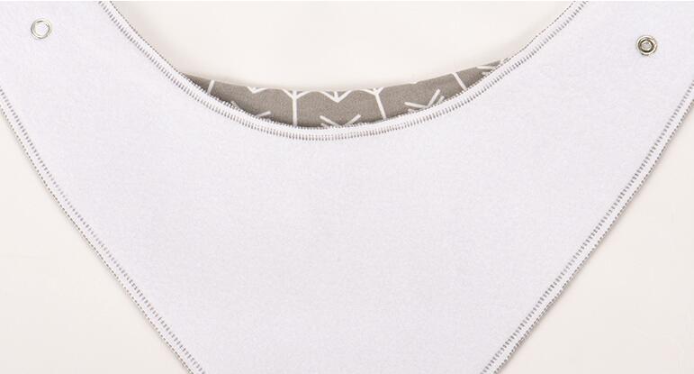 4pcs Lot Bibs Burp Cloth Print Arrow Wave Triangle Baby Bibs Cotton Bandana Accessories - Image 4