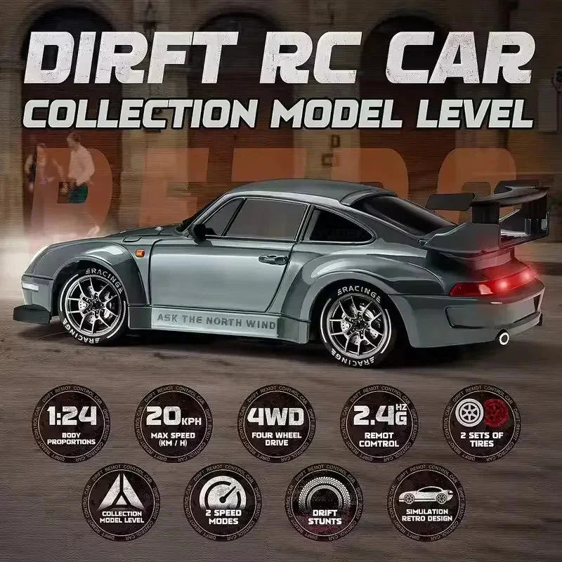 4WD RC Car Remote Control Cars 2.4G Radio High Speed Drift Racing Monster 4x4 Truck RTR Vehicle Toy Gift for Kids Children - Image 2
