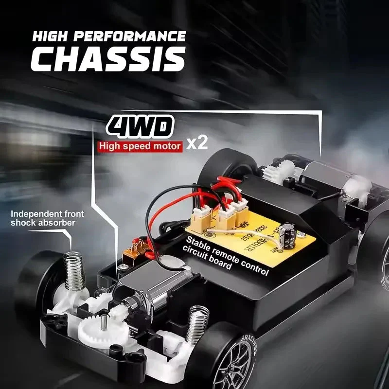 4WD RC Car Remote Control Cars 2.4G Radio High Speed Drift Racing Monster 4x4 Truck RTR Vehicle Toy Gift for Kids Children - Image 4