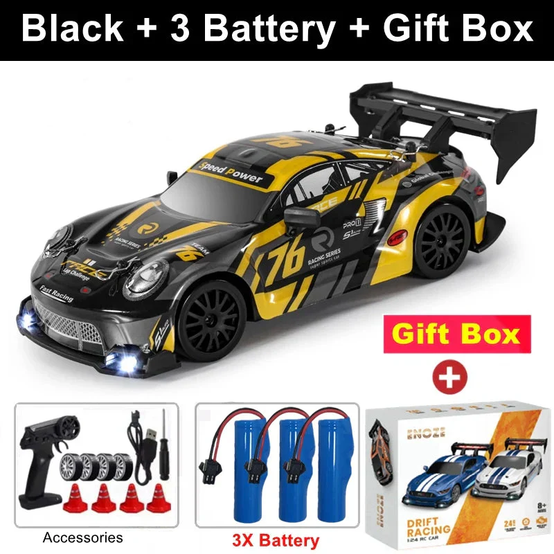4WD RC Drift Car Remote Control GTRPRO AE86PRO Model 4x4 Racing RTR Radio Truck Vehicle Toy Gift for Boy Girl Children Kid Adult - Image 12