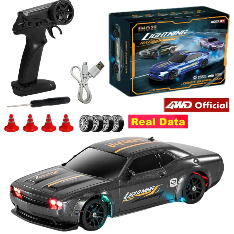 4WD RC Drift Racing Car - 1/43 Mini High-Speed Electric Car with Gyroscope, Realistic Lights, Remote Control Toy for Kids & Adults - Image 15