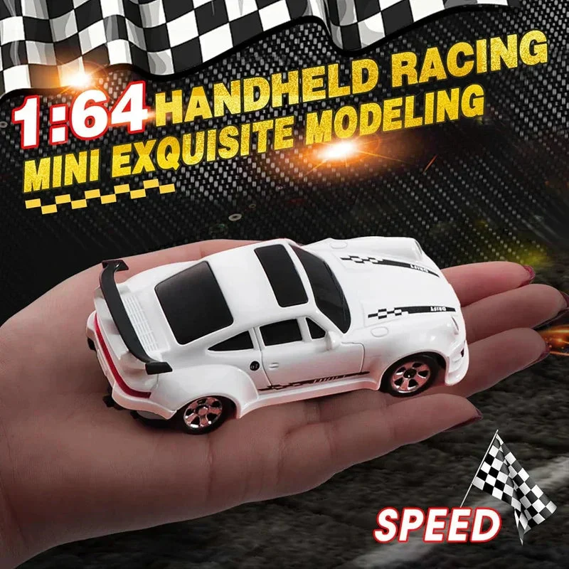 4WD RC Drift Racing Car - 1/43 Mini High-Speed Electric Car with Gyroscope, Realistic Lights, Remote Control Toy for Kids & Adults - Image 6