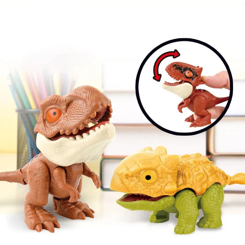 5/10PCS Finger-biting Dinosaurs Movable Joints Size Simulation Dinosaur Model Toys Children Educational Toys Children Christmas - Image 4