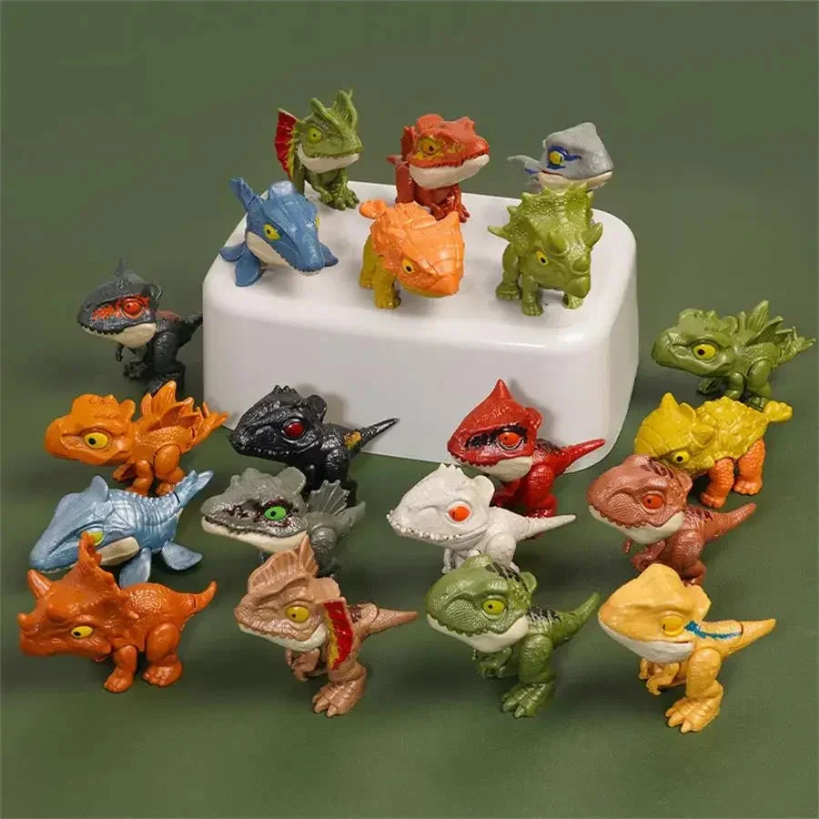 5/10PCS Finger-biting Dinosaurs Movable Joints Size Simulation Dinosaur Model Toys Children Educational Toys Children Christmas - Image 5