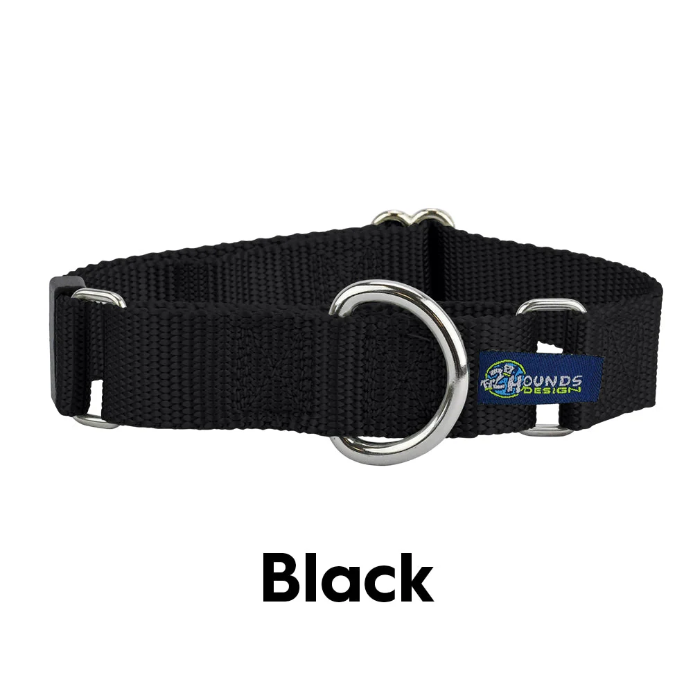 5/8″ and 1″ Black Nylon Dog Collars - Image 2