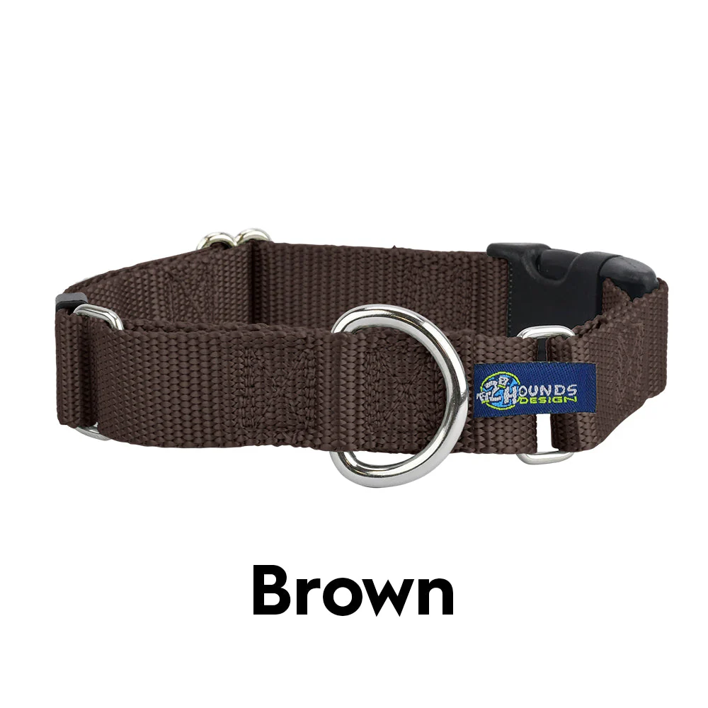 5/8″ and 1″ Brown Nylon Dog Collar - Image 3