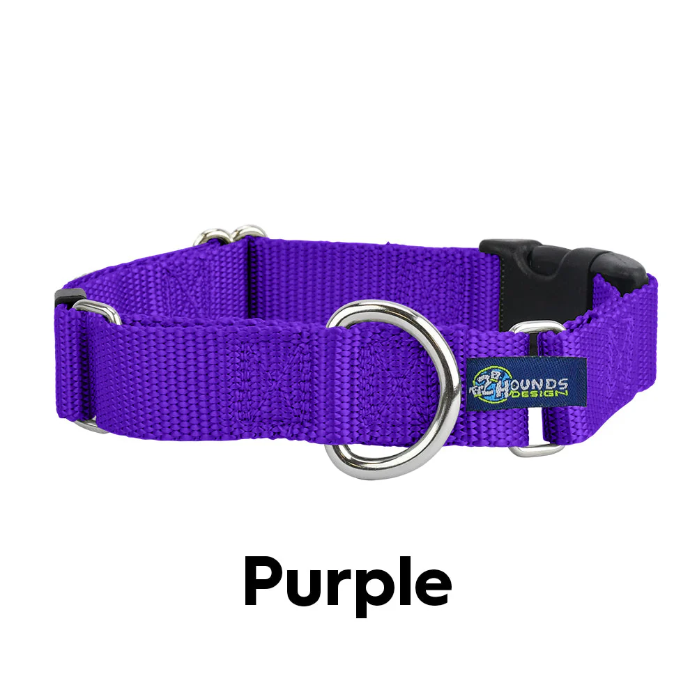5/8″ and 1″ Purple Nylon Dog Collar - Image 3