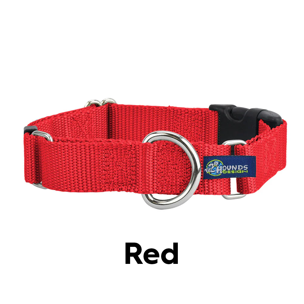 5/8″ and 1″ Red Nylon Dog Collar - Image 3