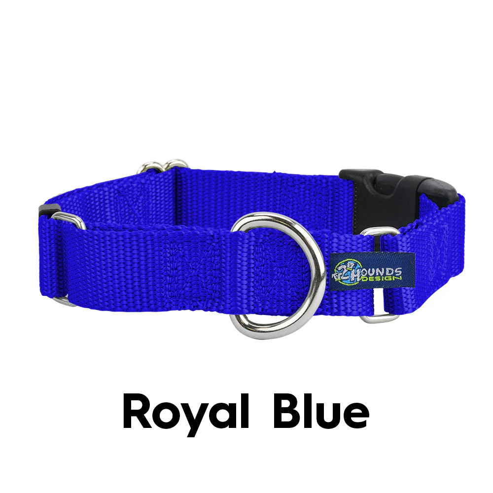 5/8″ and 1″ Royal Blue Nylon Dog Collar - Image 3