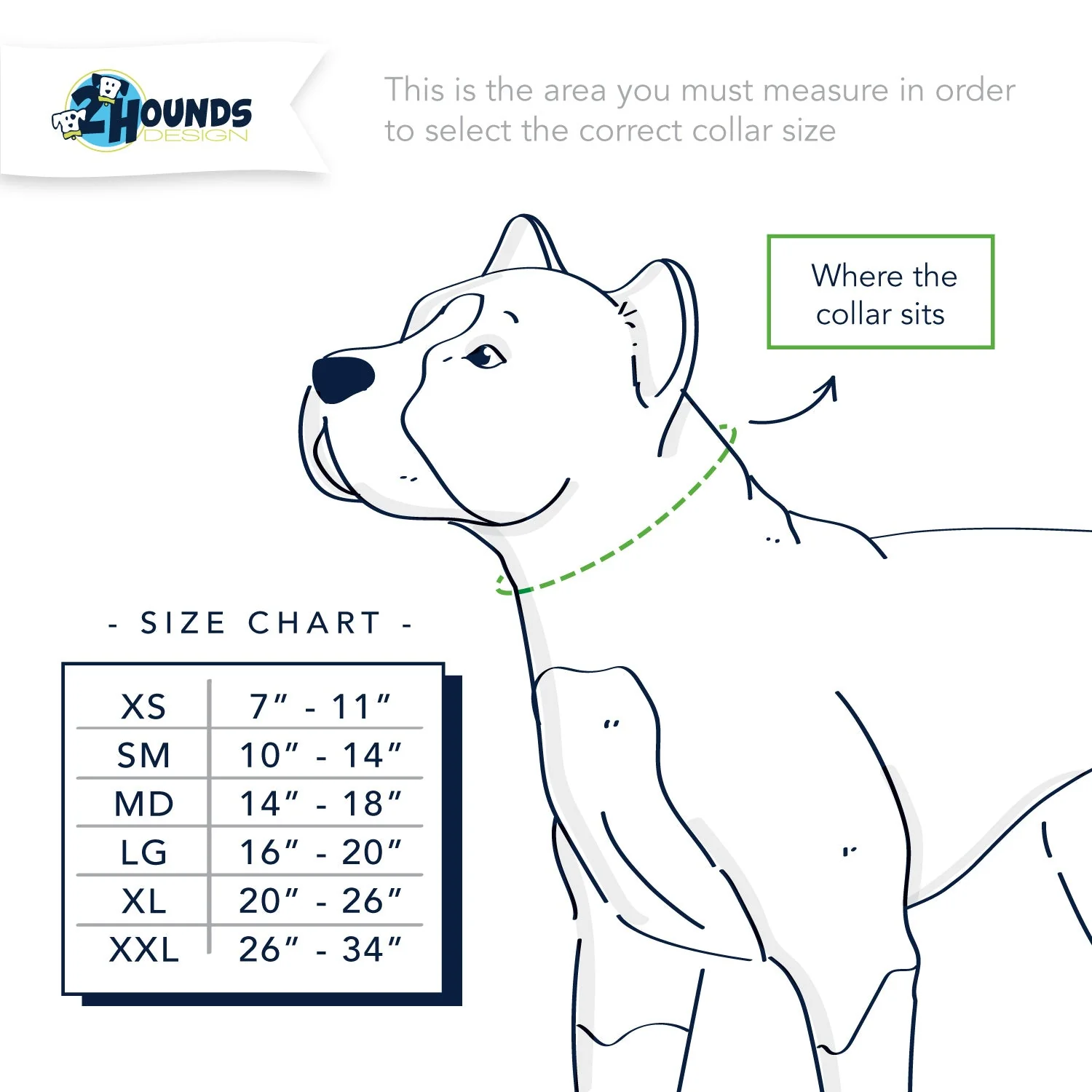 5/8″ and 1″ Silver Nylon Dog Collar - Image 4