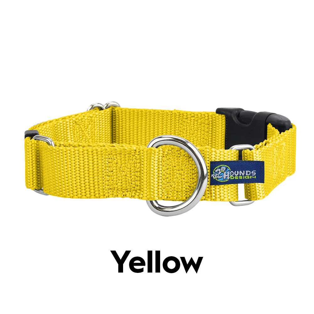 5/8″ and 1″ Yellow Nylon Dog Collar - Image 3