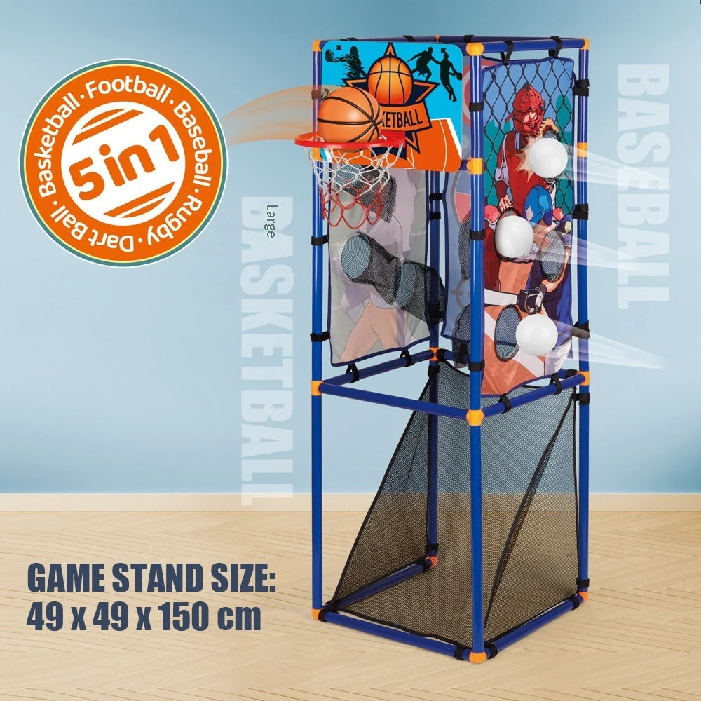 5-in-1 Basketball Shooting Stand Toy Set - Image 2