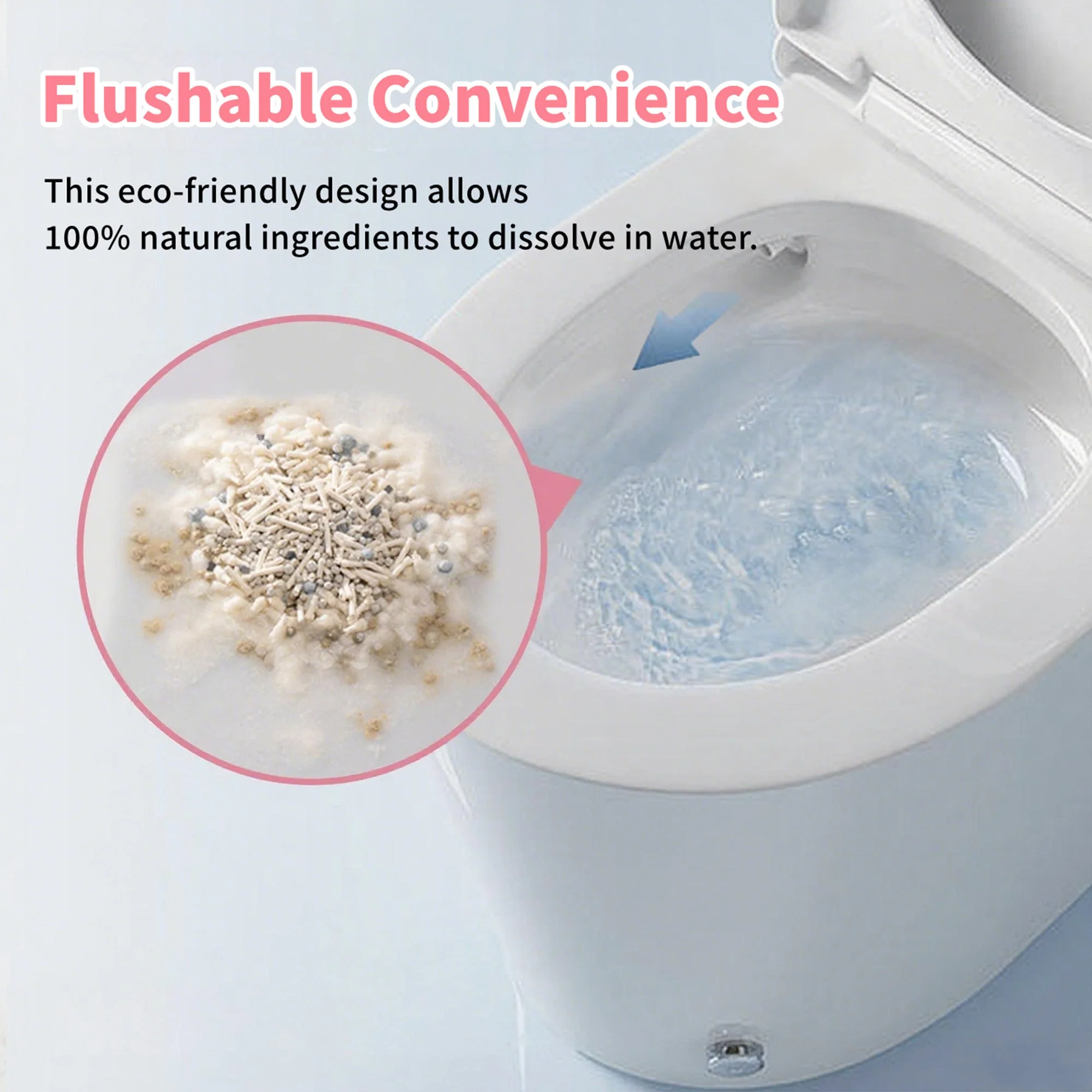 5-In-1 Cat Litter White Blosoom Scent, Yucca Enhanced - Image 6