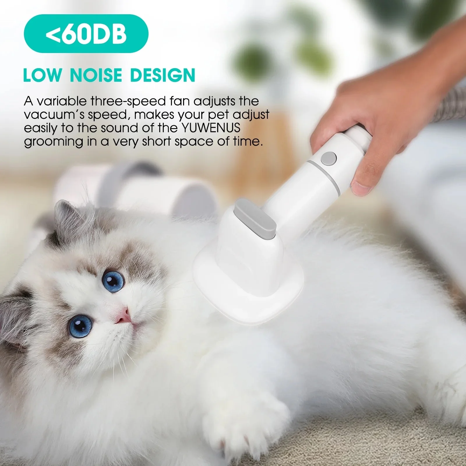 5 in 1 Pet Grooming Kit & Vacuum - Image 3
