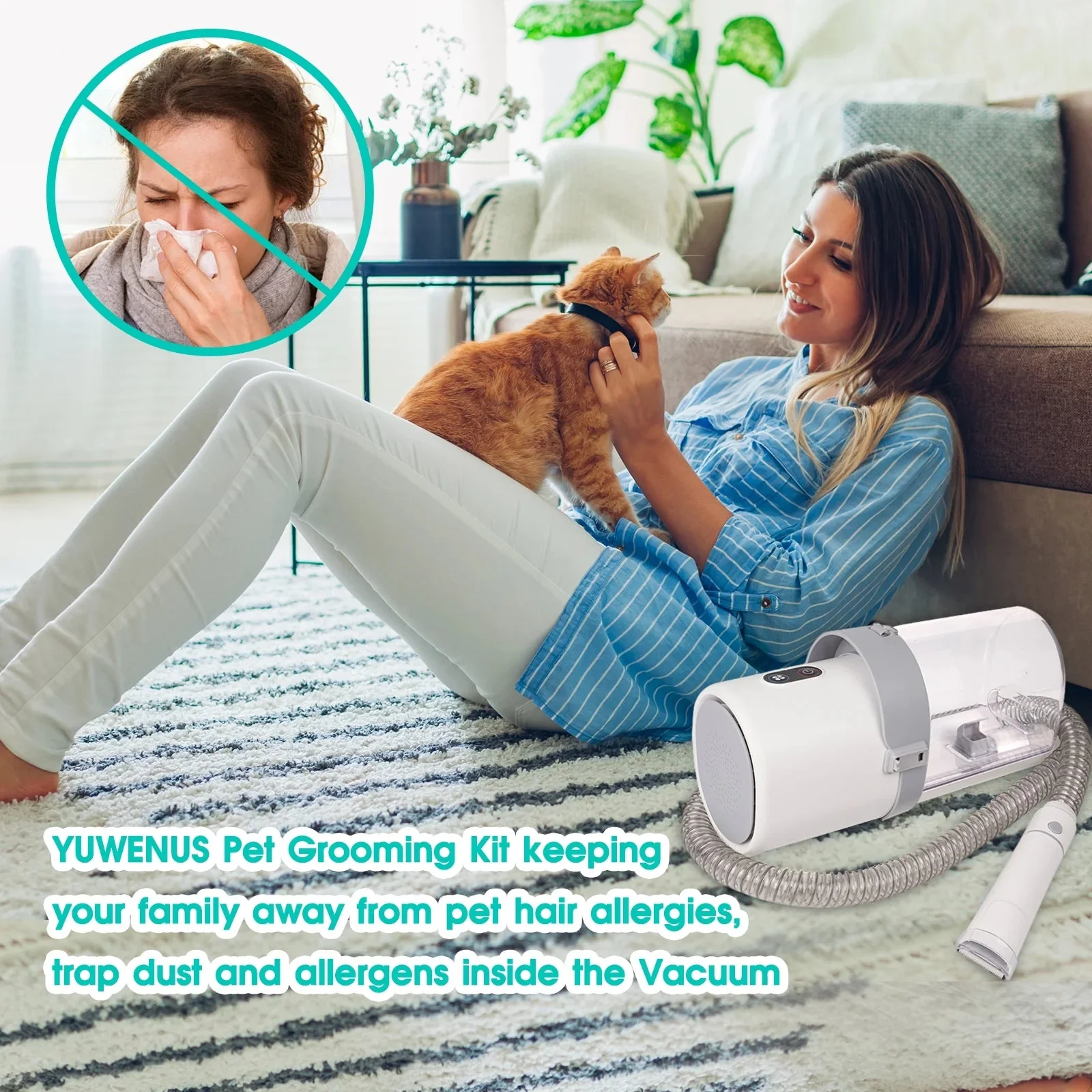 5 in 1 Pet Grooming Kit & Vacuum - Image 8