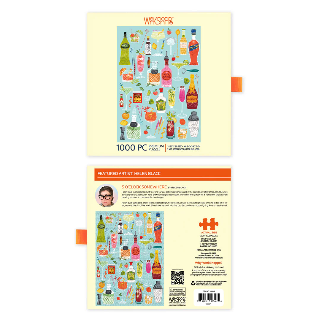 5 O'Clock Somewhere 1000 Piece Puzzle - Image 4