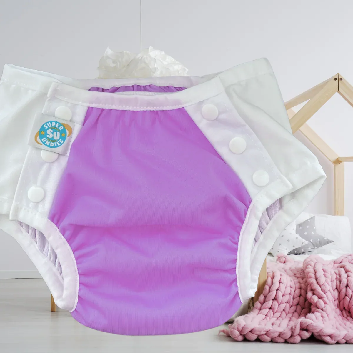 (5 Pack)  3-in-1 Diapers for Big Kids & 3 Liners - Image 19