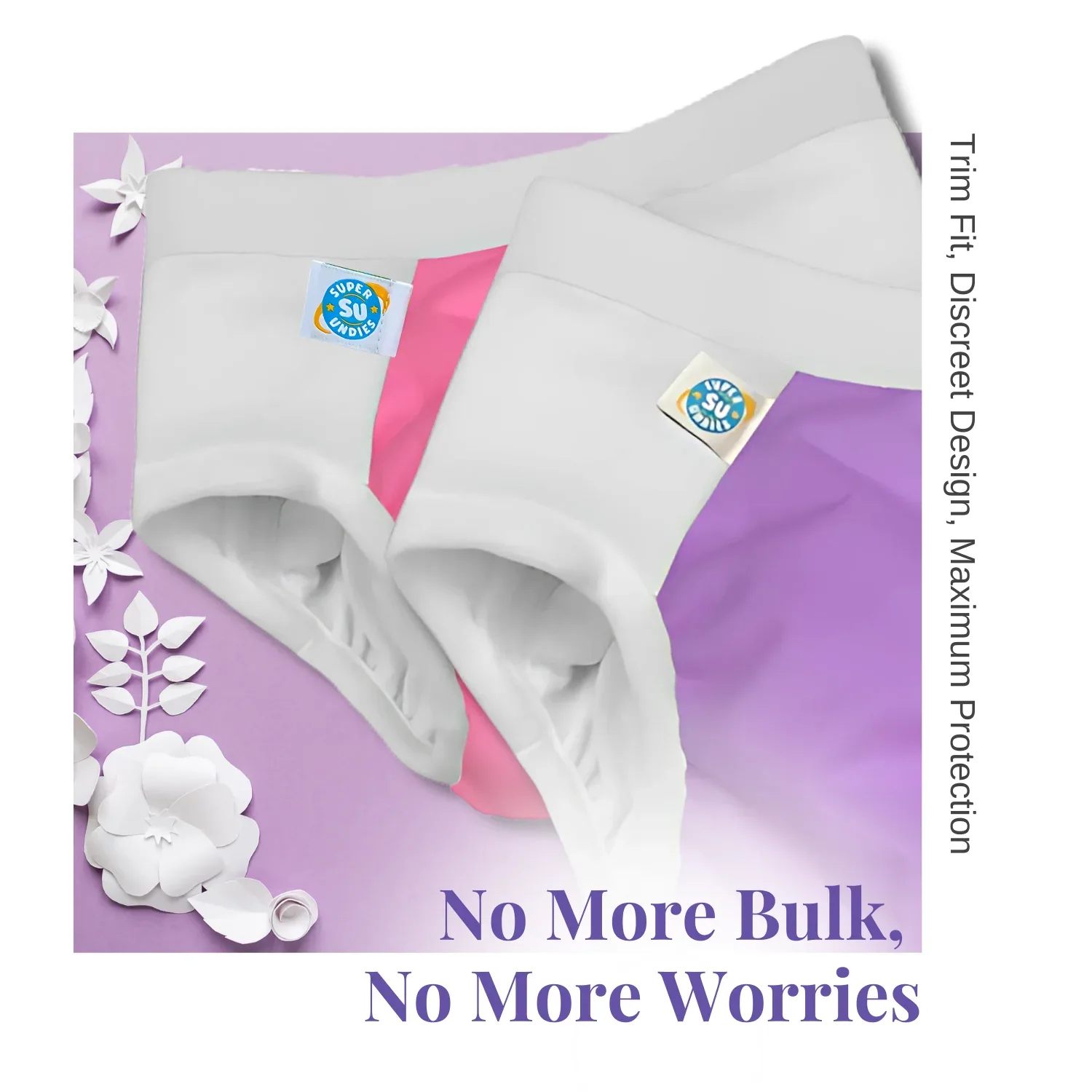(5 Pack)  3-in-1 Diapers for Big Kids & 3 Liners - Image 9
