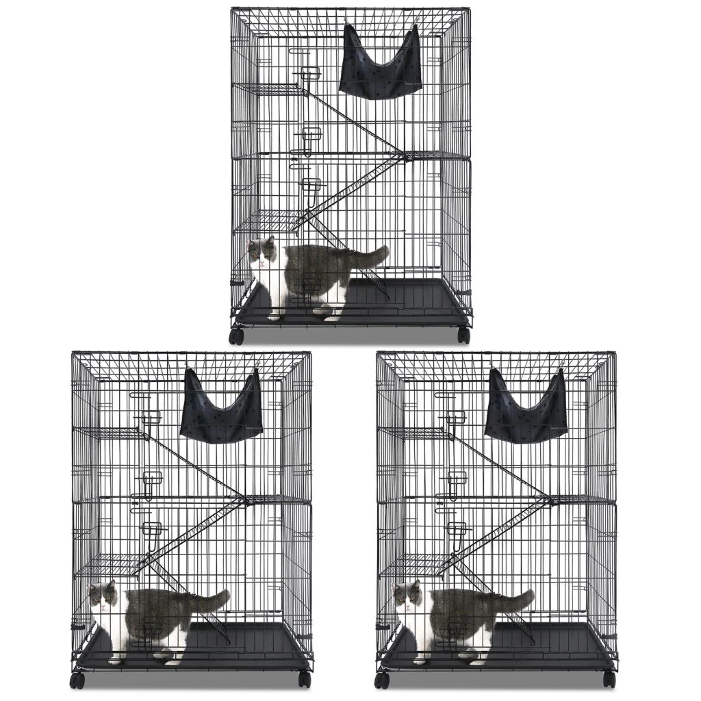 50 Inch 4-Tier Cat Cage C01 - Image 11