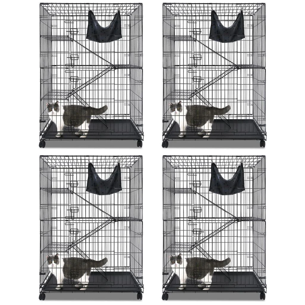50 Inch 4-Tier Cat Cage C01 - Image 12