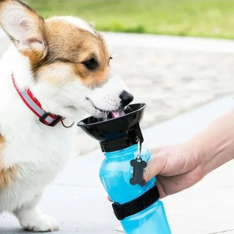 500ml Outdoor Portable Pet Water Bottle – Leakproof Dog & Cat Travel Cup with Drinking Bowl Feeder - Image 3