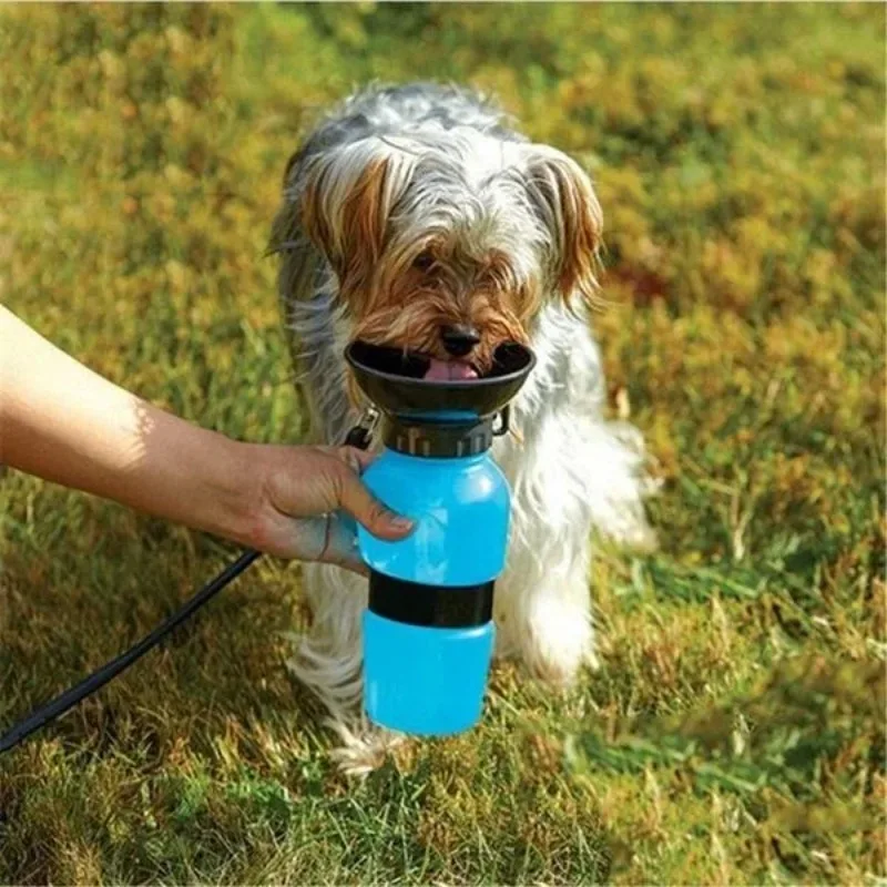 500ml Outdoor Portable Pet Water Bottle – Leakproof Dog & Cat Travel Cup with Drinking Bowl Feeder - Image 7