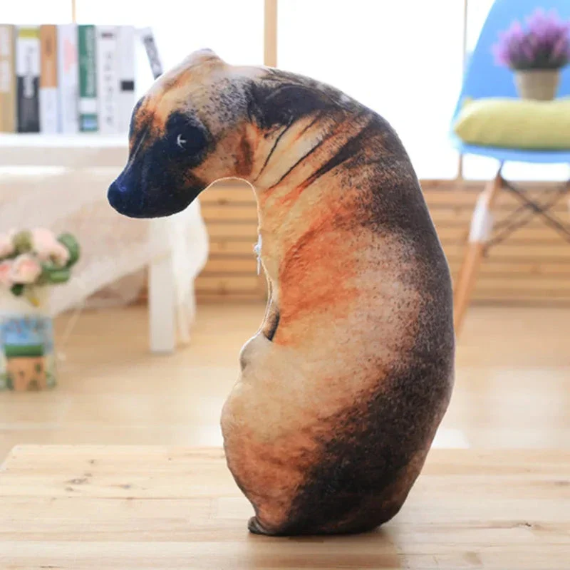 50cm 3D Dog Plush Toy – Lifelike Stuffed Animal Pillow Gift - Image 6