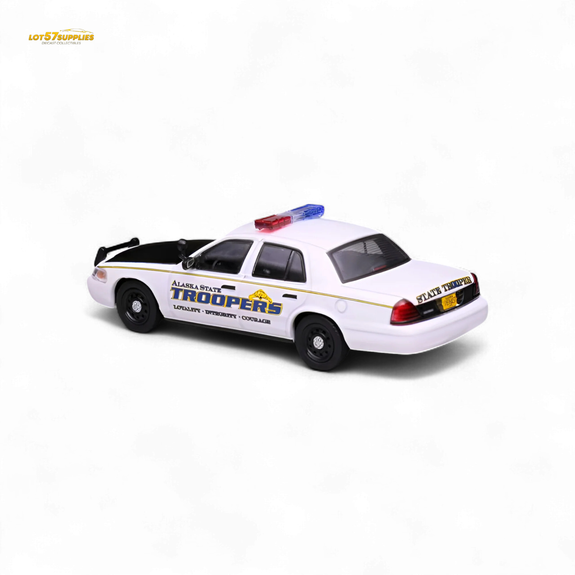 596 Ford Crown Victoria Alaska State Troopers 1:64 - Image 3