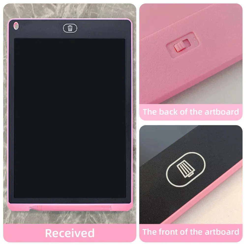 6.5 inch LCD Writing Tablet Drawing Board Montessori Educational Drawing Toys For Kids Students Magic Blackboard Toy Gift - Image 2