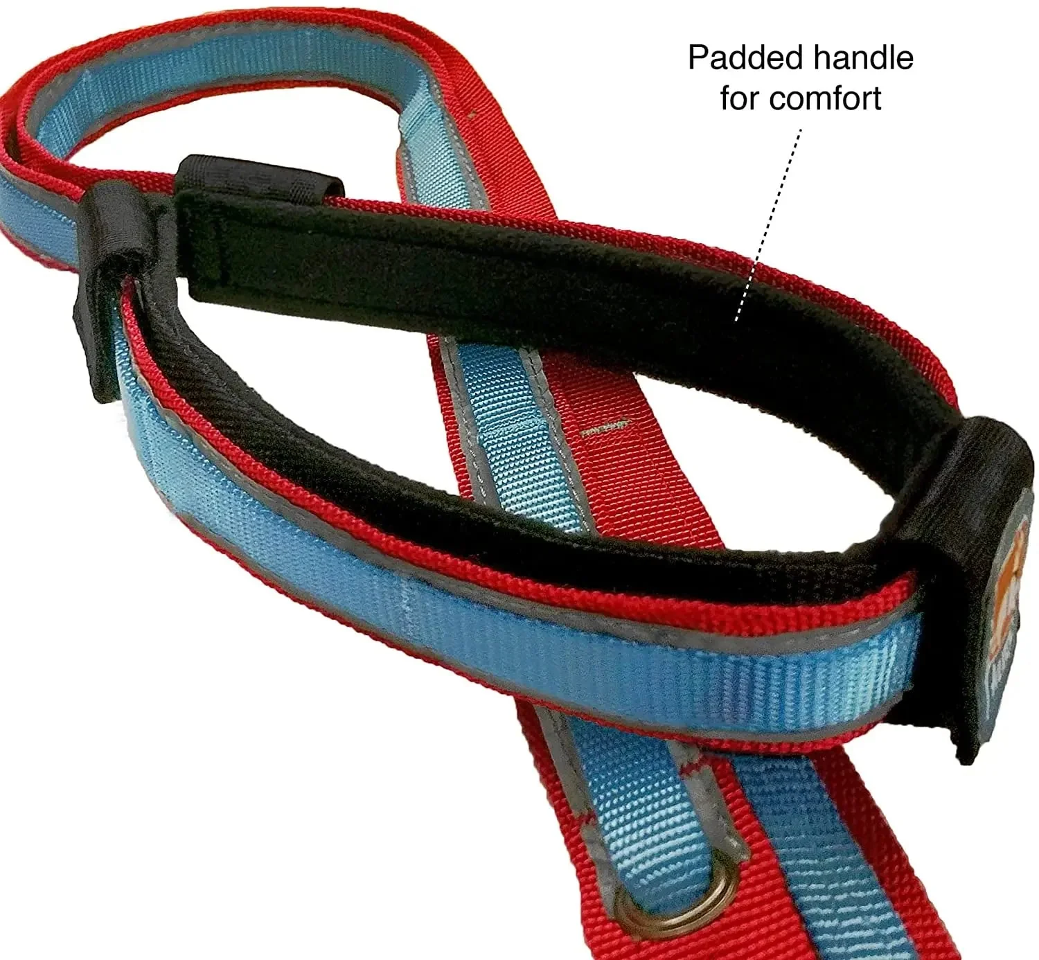 6 in 1 Hands Free Dog Leash | Reflective Running Belt Leash for Dogs | Crossbody & Waist Belt Leash | Carabiner Clip | Padded Handle for Training, Hiking or Jogging | Quantum Leash | 6 Colors - Image 2