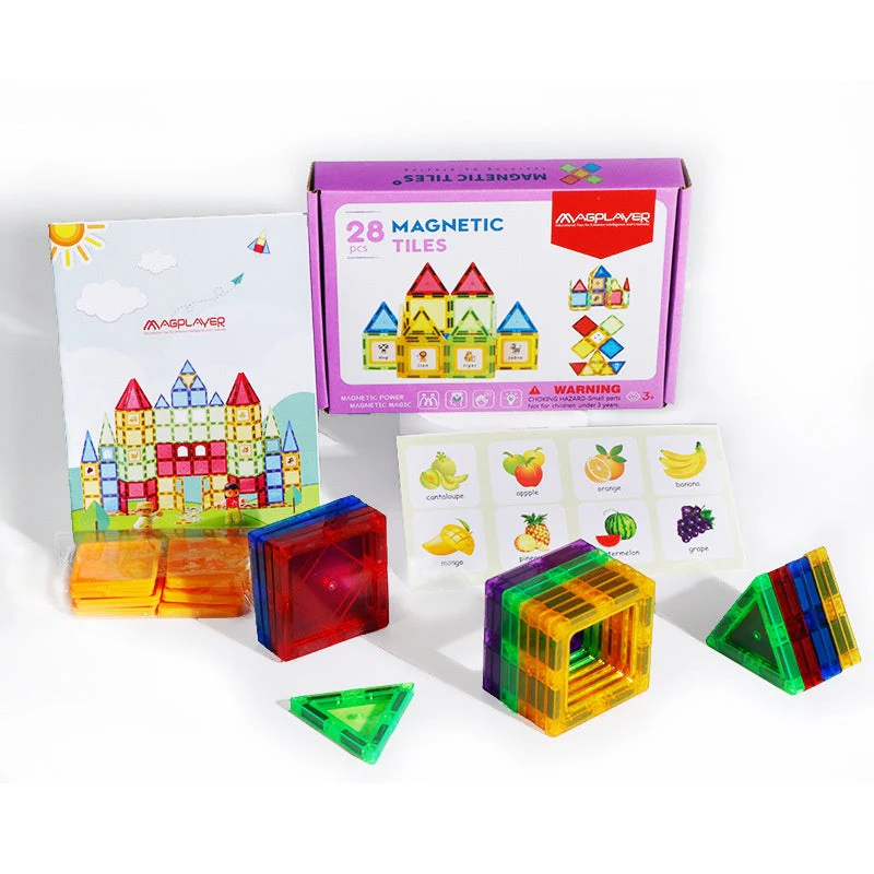 65cm Colorful Window Childrens Magnetic Building Toy  Educational Magnetic Blocks - Image 3
