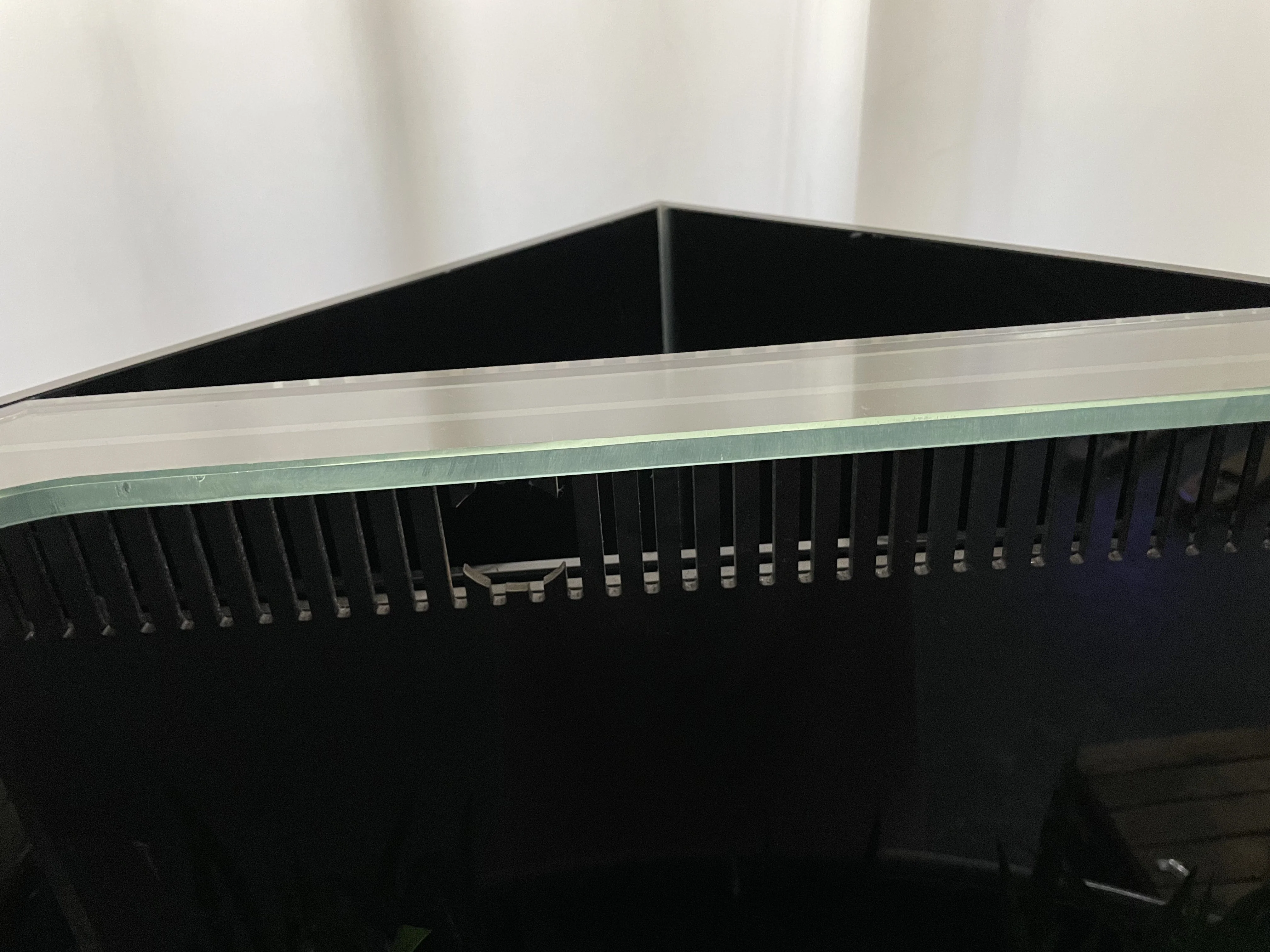 66 gallon GLASS corner bow front aquarium fish tank set NEW! - Image 5