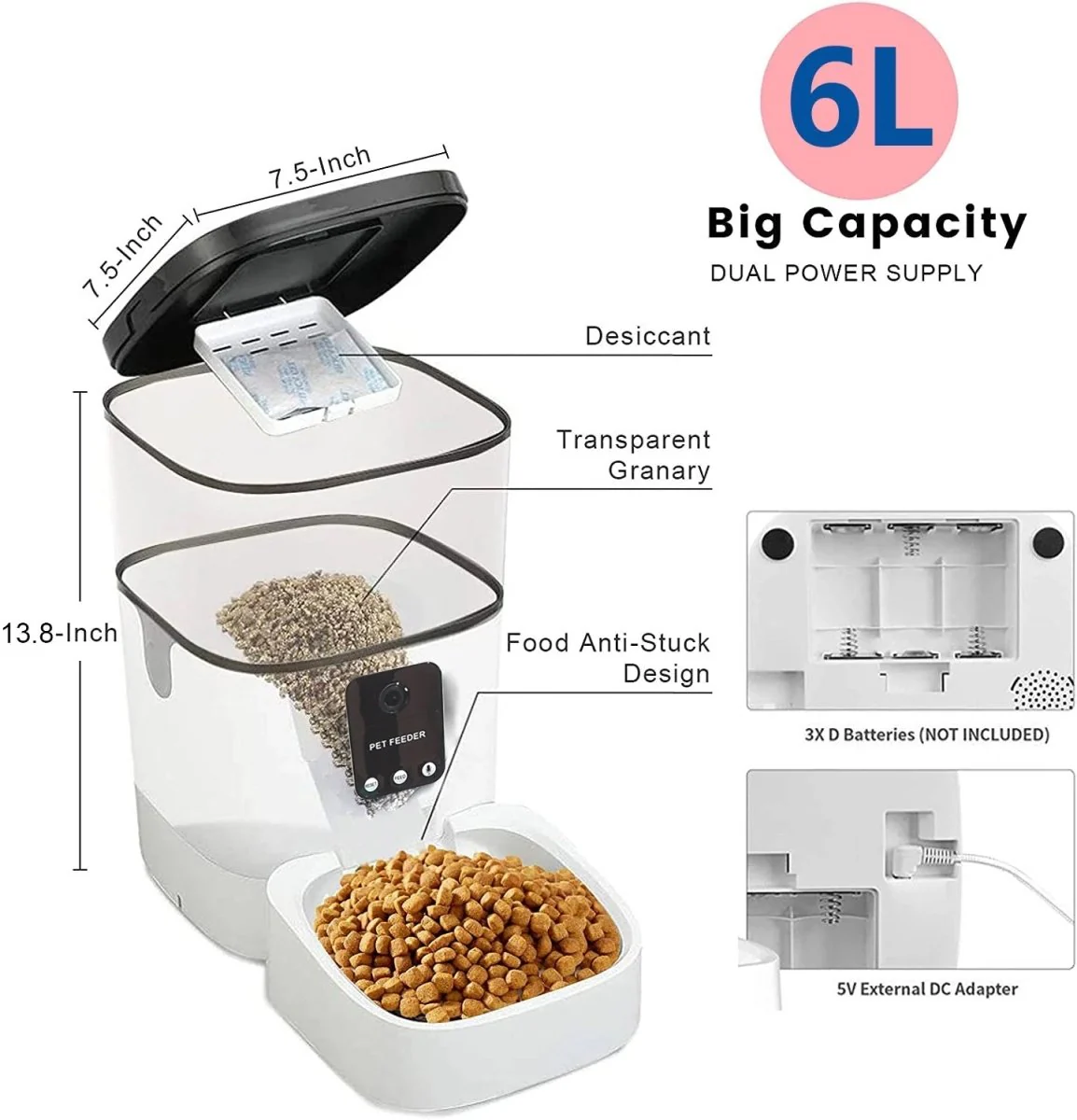 6L Automatic Pet Feeder with Camera&Wifi - Image 5