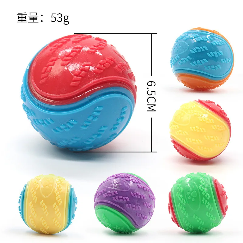 6Pcs Squeaky Dog Balls – Interactive Chew Toys for Dogs - Image 3