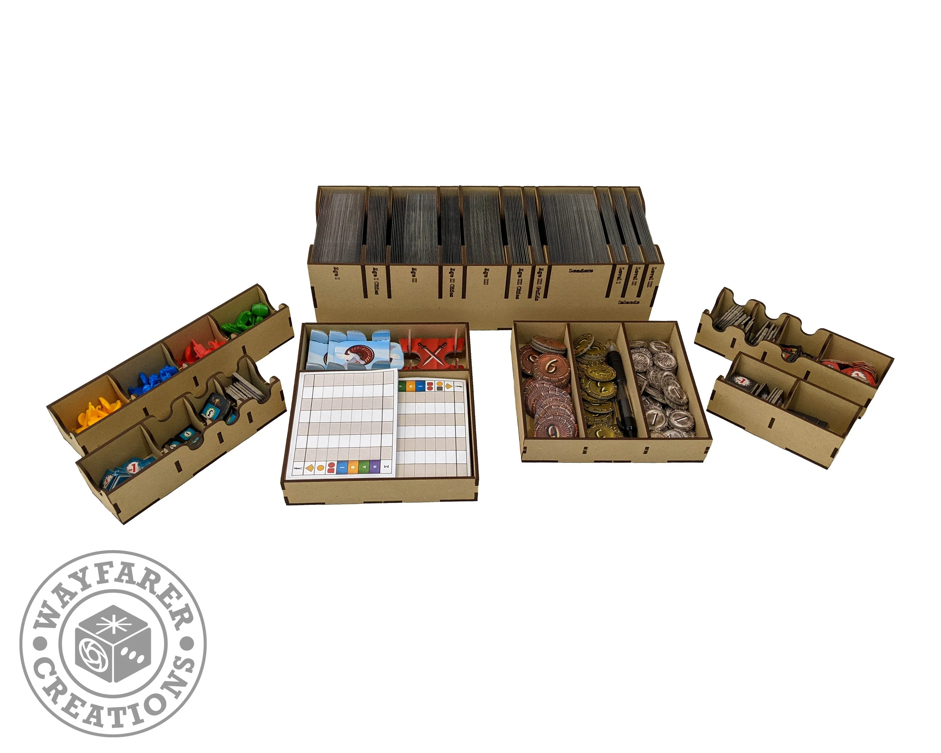 7 Wonders 2nd Edition Board Game Organizer Insert - Image 2
