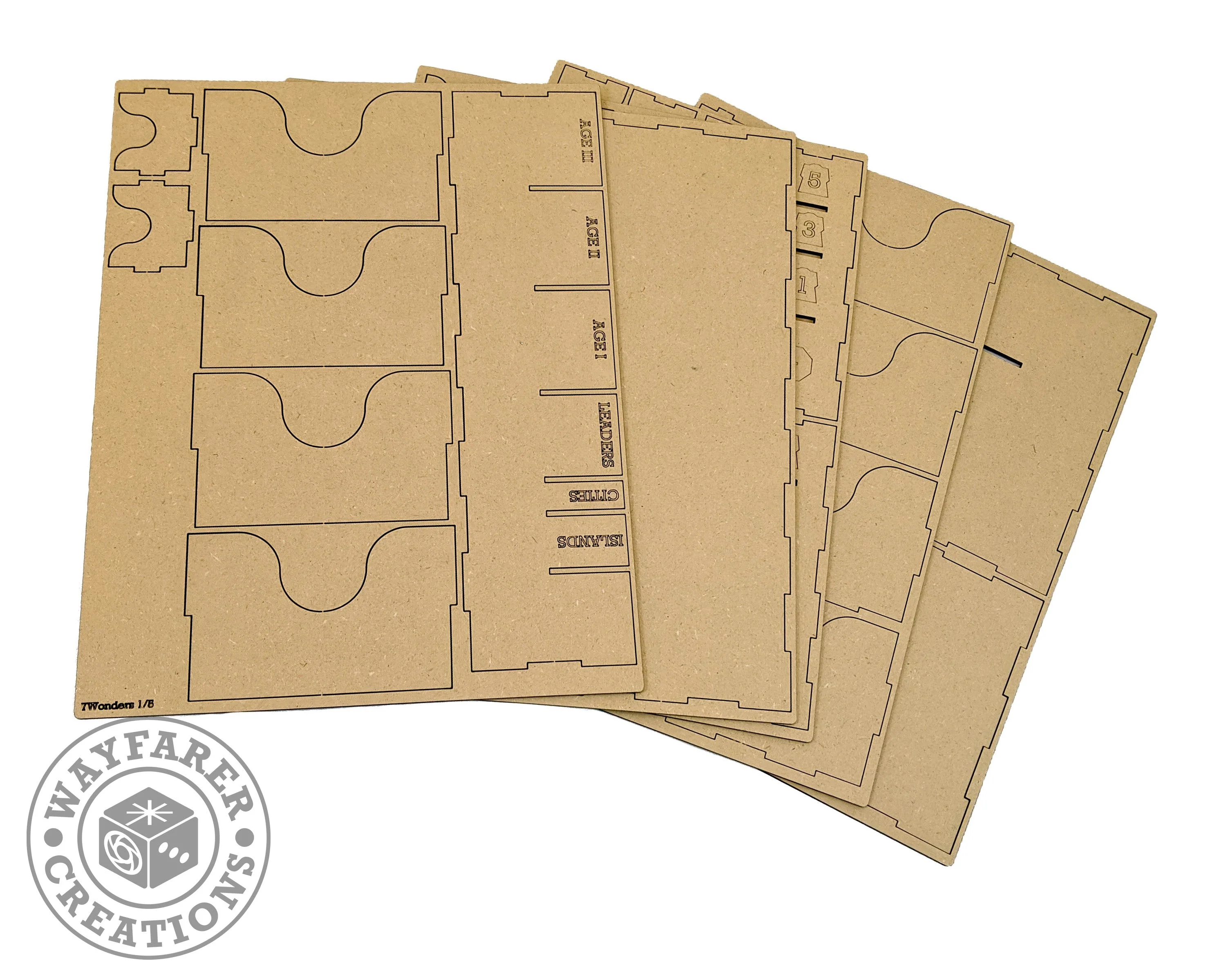 7 Wonders Board Game Organizer Insert - Image 4