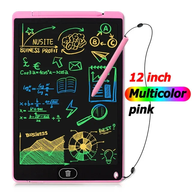 8.5 & 12 Inch LCD Writing Tablet for Kids – Digital Drawing Board & Handwriting Pad Toy with Stylus - Image 20