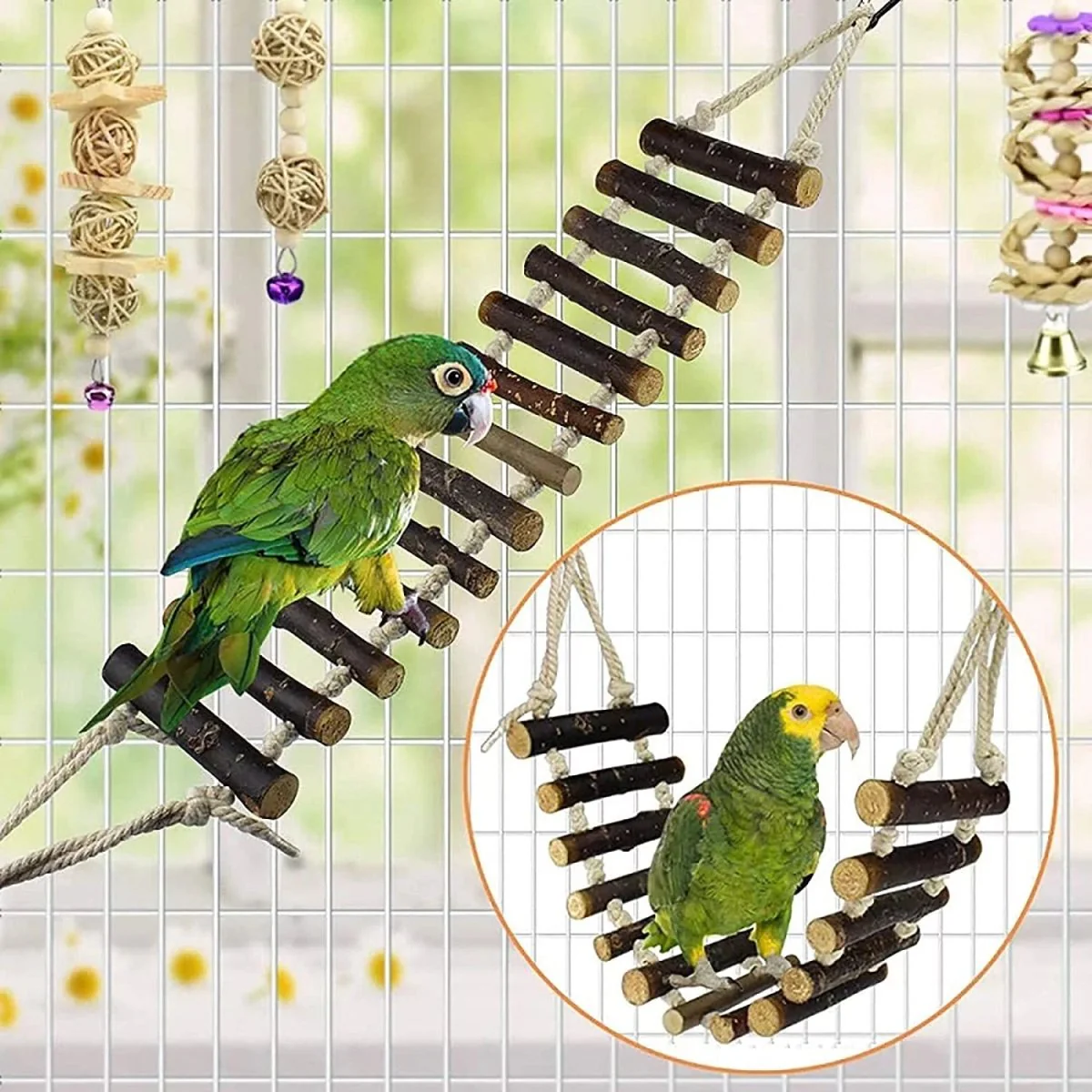 8 Pack Bird Toys for Cage Accessories - Image 3